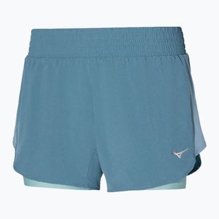 Damen-Laufshorts Mizuno 2IN1 4.5" Citadel