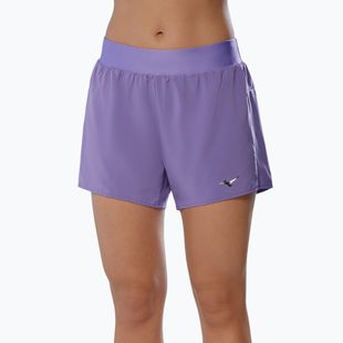 Damen Laufshorts Mizuno Alpha 4.5" paisley lila