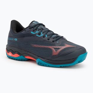 Padel-Schuhe Herren Mizuno Wave Exceed Light 2 Padel salute/ hibiscus/ enamel blue