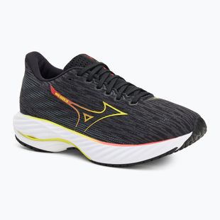Laufschuhe Damen Mizuno Wave Rider 28 black/evening primrose/poppy red