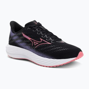 Kinder-Laufschuhe Mizuno Enerzy Rider Jr schwarz/camelliarose/paisleypurple