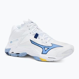 Volleyballschuhe Mizuno Wave Lightning Z8 Mid white/bellwether blue/bel air blue