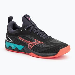Volleyballschuhe Mizuno Wave Luminous 3 black/neon flame/peacock blue