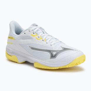 Damen-Padel-Schuhe Mizuno Wave Exceed Court Padel W white/black sand/lemon tonic
