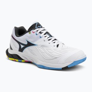 Mizuno Wave Fang 2 Badmintonschuh weiß/rosa tetra/alle im Ausland