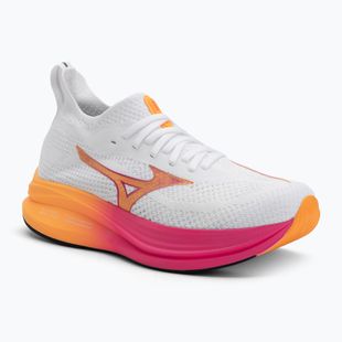 Mizuno Neo Zen weiß/tang orange/pink tetra Laufschuh