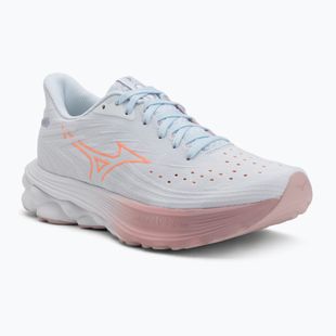 Damen-Laufschuhe Mizuno Wave Skyrise 6 nantucket breeze/striking coral/bleach mauve