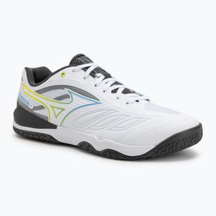 Tennisschuhe Mizuno Wave Medal 8 weiß/all aboard/schwarz sand
