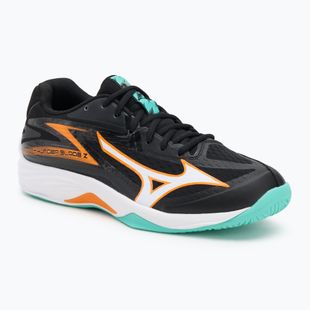 Mizuno Thunder Blade Z Volleyballschuhe schwarz/tangelo/eisgrün