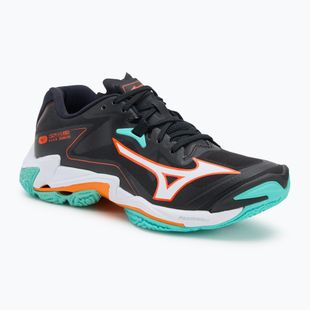 Mizuno Wave Lightning Z8 Volleyballschuhe schwarz/tangelo/eisgrün