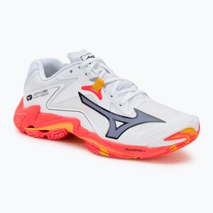 Mizuno Wave Lightning Z8 weiß/feurige Koralle 2/Zitrus Volleyballschuhe