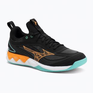 Mizuno Wave Luminous 3 Volleyballschuhe schwarz/tangelo/eisgrün