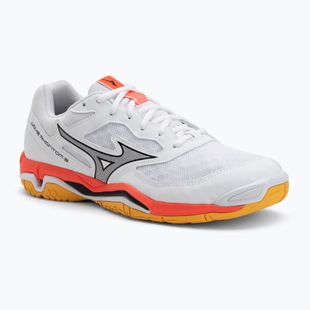 Mizuno Wave Phantom 3 Handballschuh weiß/feurige Koralle 2/Zitrus