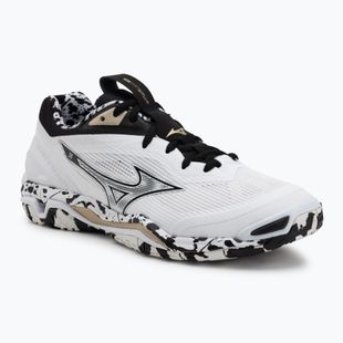 Handballschuhe Mizuno Wave Stealth 6 white/black/ge gold