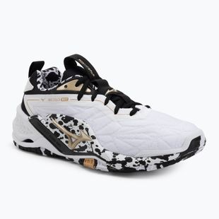 Handballschuhe Mizuno Wave Stealth Neo 2 white/black/ge gold