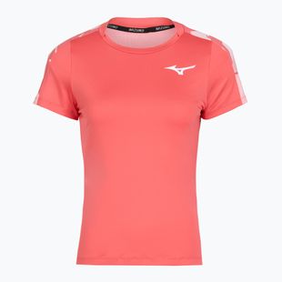 Damen-Tennisshirt Mizuno Daybreakers Printed calypso coral