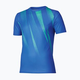 Herren Mizuno Core Graphic Tee princess blau Laufshirt