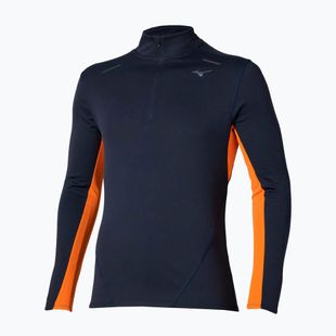 Lauf-Longsleeve Herren Mizuno Tech Thermal Charge Half Zip baritone blue