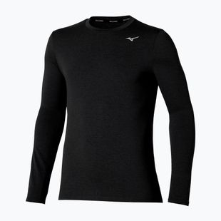 Mizuno Core Impulse Tee Herren-Langarm-Laufshirt schwarz