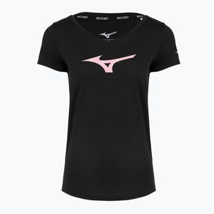 Damen Laufshirt Mizuno Core Runbird Tee schwarz/mauve