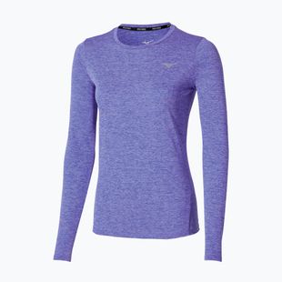 Mizuno Core Impulse Tee iris bloom Langarm-Laufshirt für Damen
