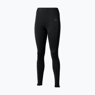 Damen Laufleggings Mizuno Warmalite schwarz