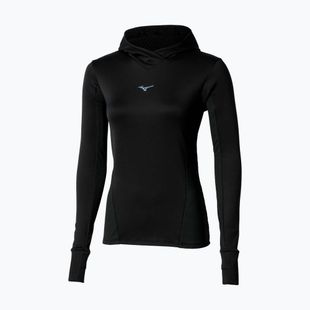 Damen-Lauf-Hoodie Mizuno Active Warm Hooded black