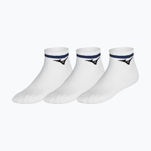 Socken Mizuno Training Mid With Line 3 pairs white/ultramarine