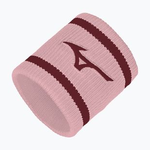 Handgelenk-Schweißband Mizuno Wristband Short With Line 6P pinkesque/lava falls