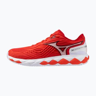 Tennisschuhe Mizuno Wave Enforce Tour 2 CC fiery red/white/sun-dried toma