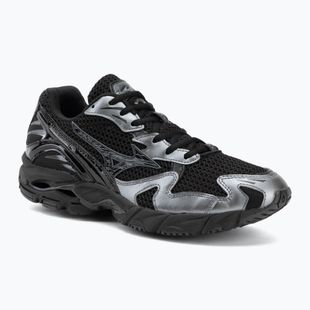 Mizuno Wave Rider 10 Laufschuhe black/black sand/metallic gray