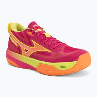 Volleyballschuhe Mizuno Neo Jump pink tetra/fortune yellow/light