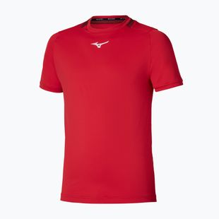Herren-Tennis-T-Shirt Mizuno 62GAA001 Tee fiery red