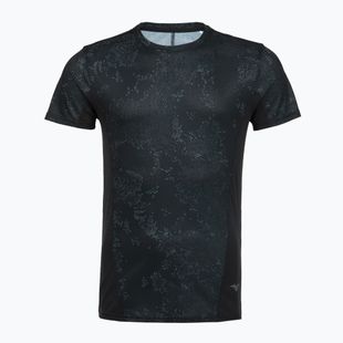 Herren-Laufshirt Mizuno Active DryAeroFlow Graphic black/gray