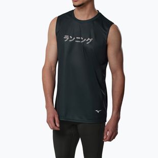 Herren-Laufshirt Mizuno Core Graphic Sleeveless black