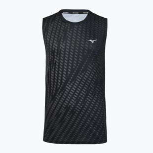 Herren-Laufshirt Mizuno Core Graphic Sleeveless black/gray