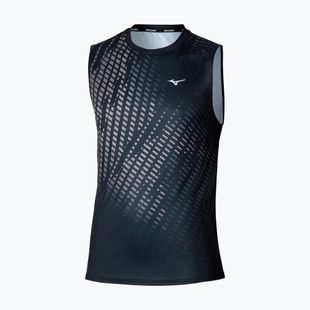 Herren-Laufshirt Mizuno Core Graphic Sleeveless black/gray
