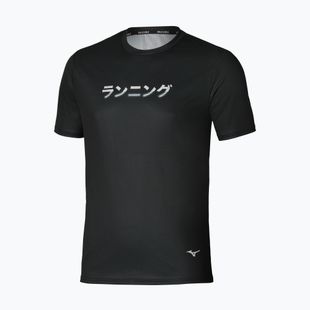 Herren-Laufshirt Mizuno Core Graphic Tee black