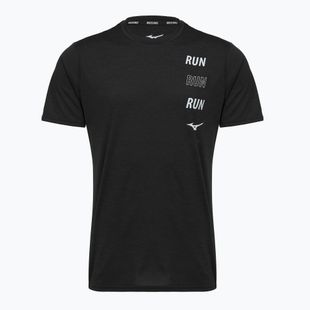 Herren-Laufshirt Mizuno Core Run Short Sleeve Tee black