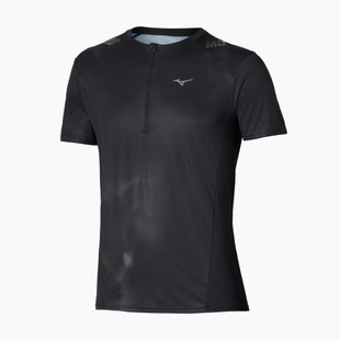 Herren-Laufshirt Mizuno Trail Graphic Tee black