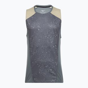 Herren-Laufshirt Mizuno Active DryAeroFlow Graphic Tank Top lava smoke