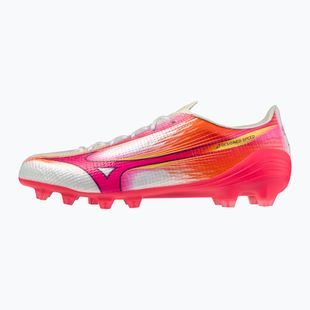 Fußballschuhe Mizuno Alpha III Japan FG white/fuchsia purple