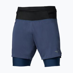 Herren-Laufshorts Mizuno Trail Multipocket 2in1 estate blue