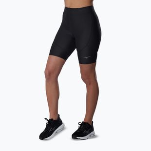 Damen-Laufshorts Mizuno Alpha Mid black