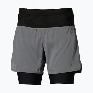 Damen-Laufshorts Mizuno Trail Multipocket 2in1 lava smoke