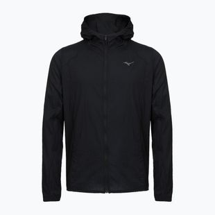 Herren-Laufjacke Mizuno Tech Light Hooded black
