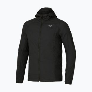 Herren-Laufjacke Mizuno Tech Light Hooded black