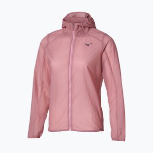Damen-Laufjacke Mizuno Tech Light Hooded Jacket rose elegance