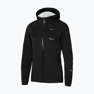 Damen-Laufjacke Mizuno Trail Waterproof 20K Hooded black
