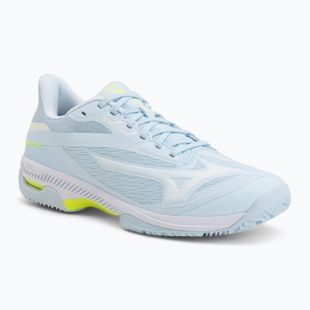 Damentennisschuhe Mizuno Wave Exceed Court CC W ice water/lightning yellow/anc